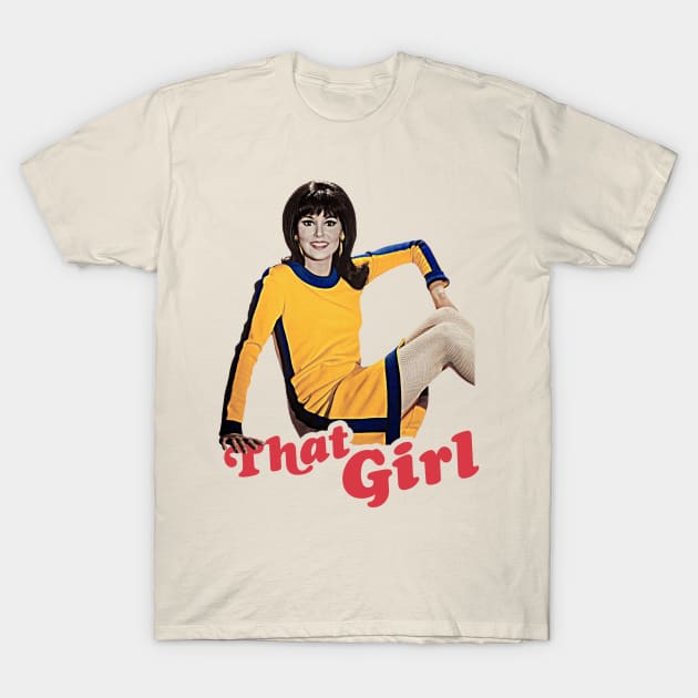 That Girl // Marlo Thomas Retro FanArt Tribute T-Shirt by darklordpug